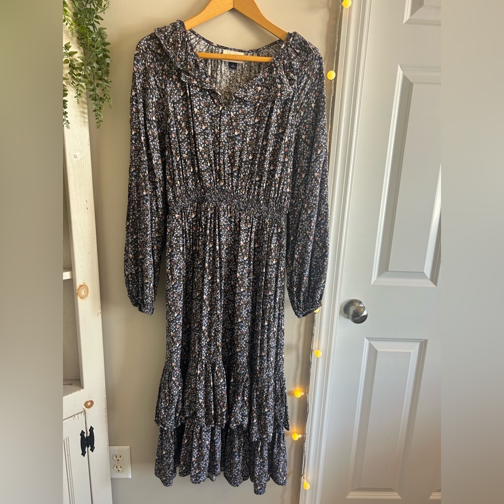 Floral Long Sleeve Dress size small